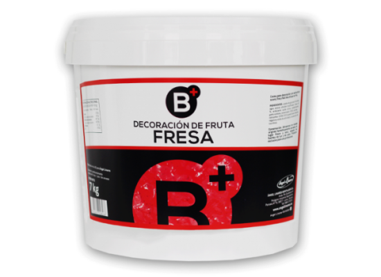 Decoración fruta fresa crema B+ 7kg