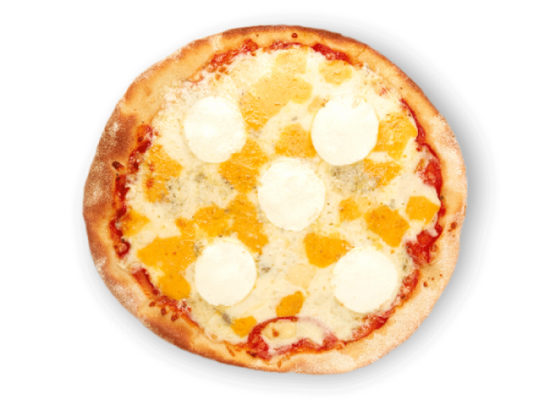 Pizzas FINA redonda 4 quesos 340g